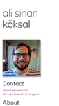 Mobile Screenshot of koksal.org